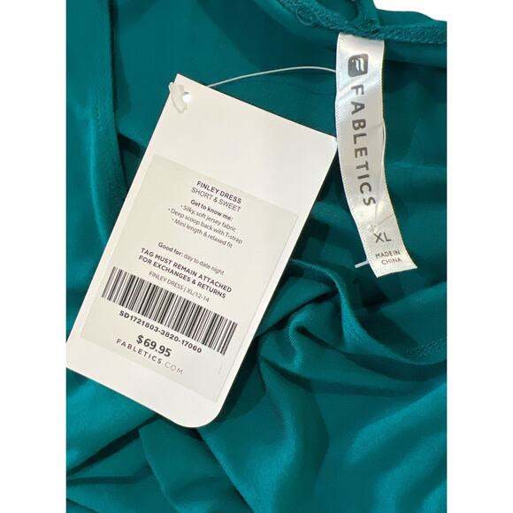 FABLETICS Finley Dress Tunic Jersey Soft Deep Scoop Back XL-New with Tags‎ - Picture 3 of 5